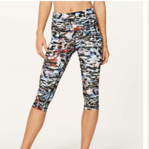 Lululemon Wunder Under HR 1/2 Tight Culture Clash - Picture 1 of 10
